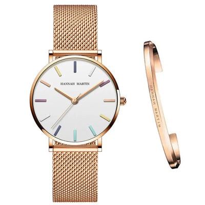 Relógio Feminino + Pulseira Lux de Brinde